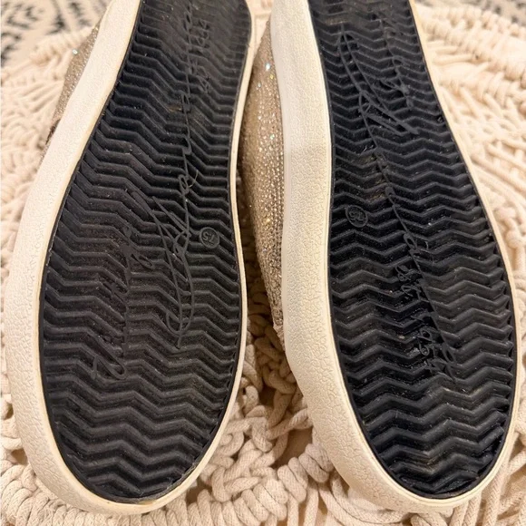 Vintage Havana Women's Splash Gold Sneaker Shoes Sz 7.5 - Picture 10 of 10